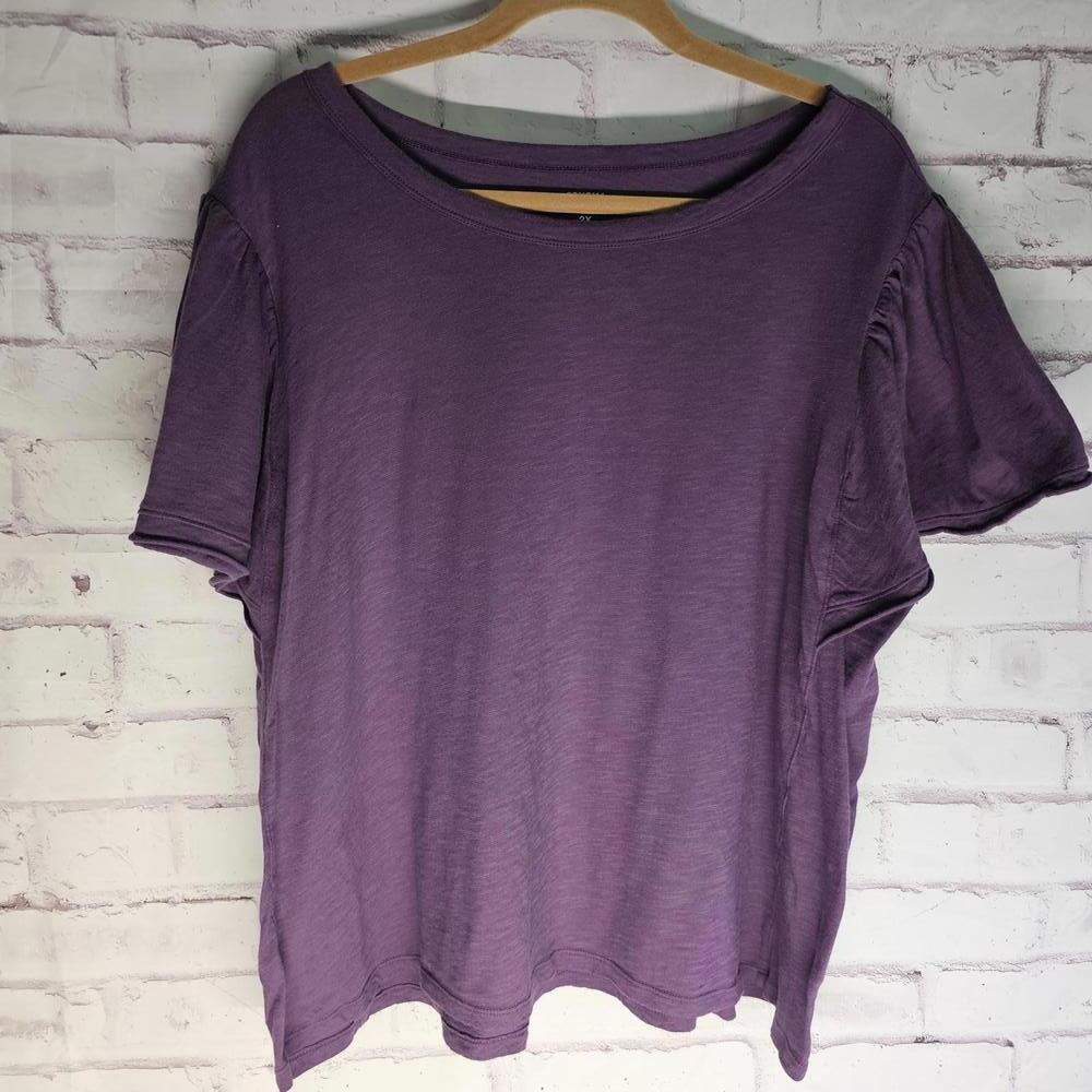 Purple Short Sleeve Size 2x